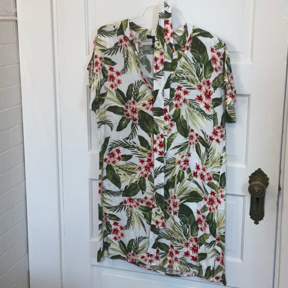 Beachy, floral dress